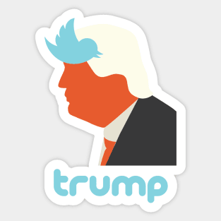 Trump's hair Sticker